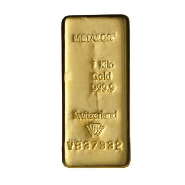 1 Kilo Gold Bar - Metalor