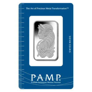 1 oz Platinum Bar – PAMP Fortuna (Carded)