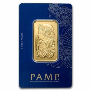 1 oz Gold Bar – PAMP Fortuna (Carded)