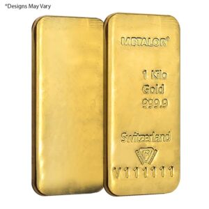 1 Kilo Gold Bar – IGR Metals (Cast)