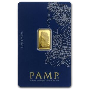 2.5 gram Gold Bar – PAMP Fortuna (Carded)