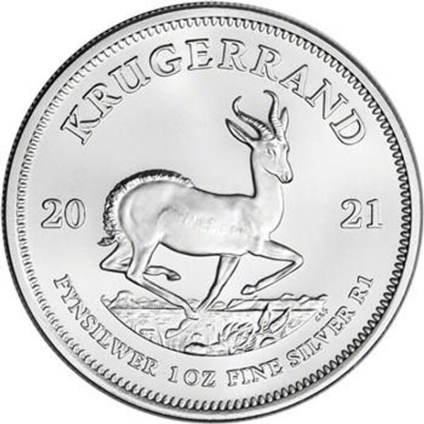 1 oz Silver Krugerrand - BU (Year Varies)