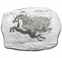 10 oz Silver Bar – Sculpture – Winged Unicorn