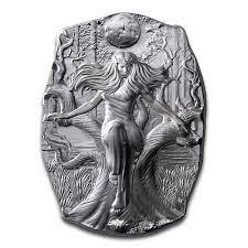 10 oz Silver Bar – Sculpture – Goddess Mara