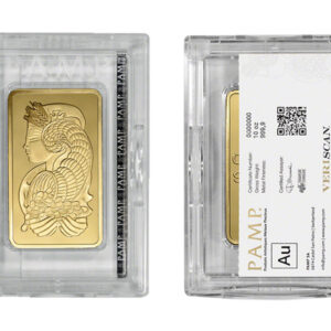 10 oz Gold Bar – PAMP Fortuna (Carded)