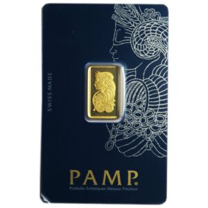 5 gram Gold Bar – PAMP Fortuna (Carded)