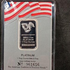 1 oz Platinum Bar – Engelhard (Sealed)